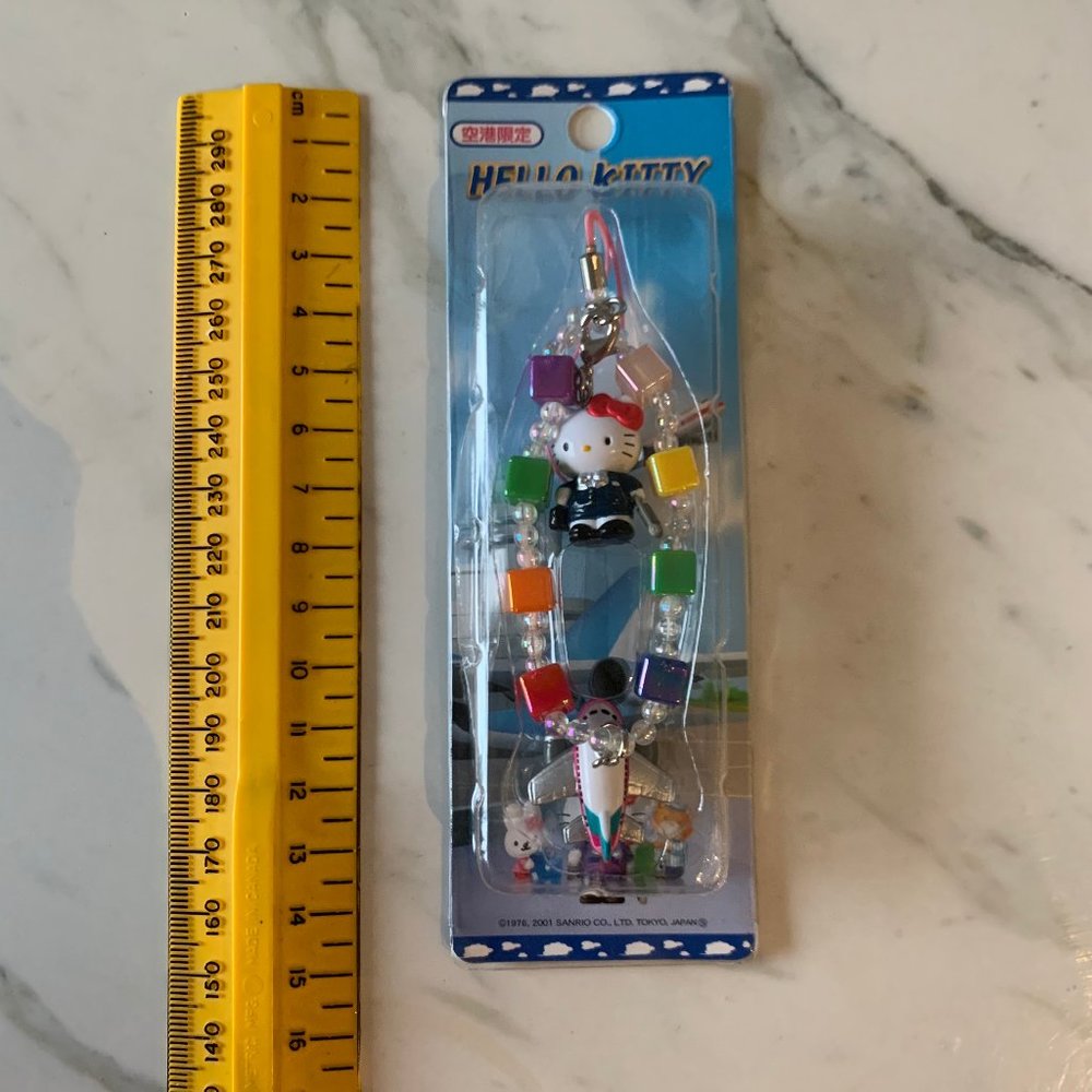 Vintage 2001 Hello Kitty Airport Cellphone charm